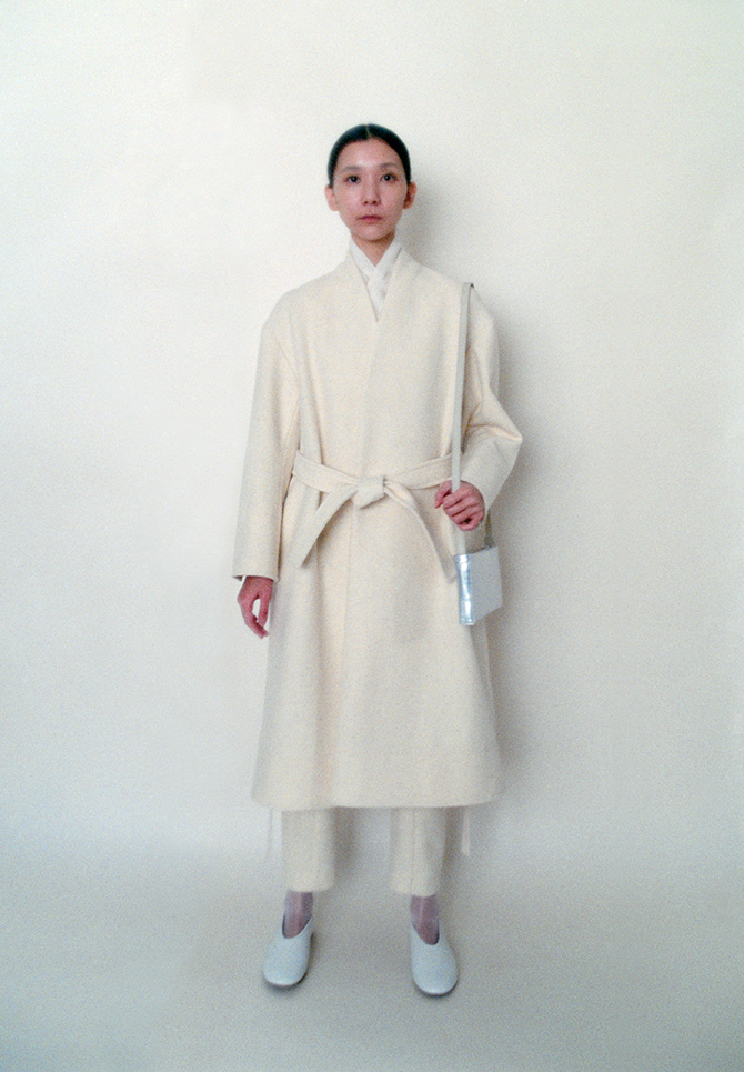 COSMIC WONDER Light dream Kempi melton and Brushed wool garments